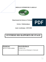 Rapport Stage Bitti N'takpé Armel