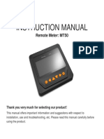 Instruction Manual: Remote Meter: MT50