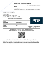 Receituário de Controle Especial: Identificação Do Emitente