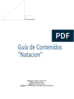 Guia de Contenidos Natacion