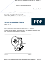 Aceite de La Transmision - Cambiar