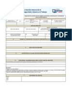 Registro de Monitoreo de Agentes Fisicos, Quimicos, Biologicos, Psicosociales