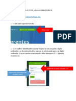 Instrucciones para Acceder A Plataforma Edufacil