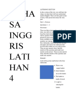 Bahasa Inggris Latihan 4