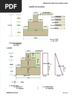 PDF Diseo de Gaviones Coeficiente de Empuje Activo - Compress