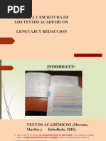 Letura y Escritura de Los Textos Academicos.