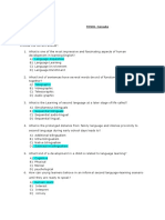 Sample Questions - : A) Telegraphic