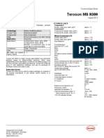 Teroson MS 9399: Product Description Technical Data