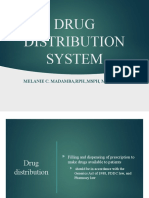 Drug Distribution System: Melanie C. Madamba, RPH.,MSPH, Ms Pharm