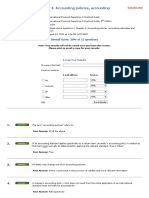 Multiple Choice Questions Accounting Policies