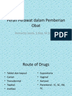 Peran Perawat Dalam Pemberian Obat