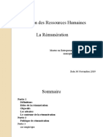 Remunération Document Final