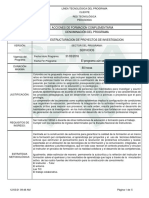 Estructuración de Proyectos de Investigación