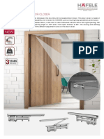 Concealed Door Closer: Specifications