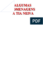 Homenagens A Tia Neiva