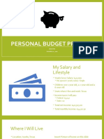 Personal Budget Project Powerpoint 2021