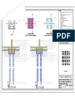 Four Pile Cap: Plan Showing Piles Reinforcement Plan Showing Pile Cap Reinforcement Plan