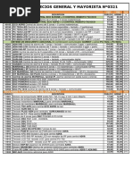 Lista de Precios Alastor