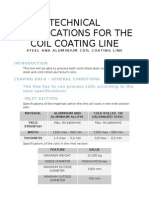 1250mm Aluminum and Steel Coil Coating Line