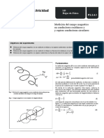 Medicion de Campo Magnetico en Conductores Rectilineos