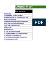 Malinao Microplanning Template For COVID-19 National Vaccination Program