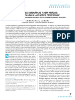 Revisiones Sistematicas y Meta Analisis (Sanchez & Botella 2010)