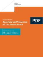 Maestría en Gerencia de Proyectos de La Construcción 2021