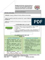 Universidad Técnica de Machala: Clasificacion de Los Bancos