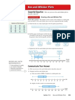 Box-and-Whisker Plots 11.2: Essential Question Essential Question