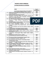 Consolidated State University List