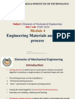 Engineering Materials and Joining Process: Vemana Institute of Technology