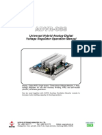 ADVR-083: Universal Hybrid Analog-Digital Voltage Regulator Operation Manual