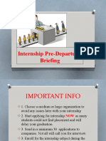 Internship Briefing