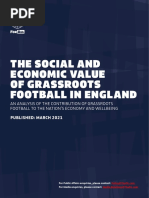 The Social and Economic Value of Adult Grassroots Football in England