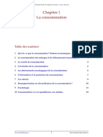 E 2A 01 La Consommation