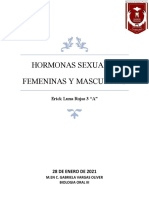 Cuadro Comparativo Hormonas Sexuales M y F - Erick Luna Rojas