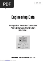 Navigation Remote Controller (Wired Remote Controller) BRC1E61