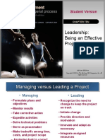 10 - Leadership Being An Effective Project Manager