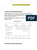 Concept of Industrial Engineering (IE)