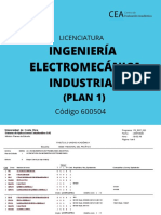 Plan de Estudios ING - ELC.MEC - IND