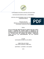 Evaluación Del Proceso de Elaboración de Jabón Ceniza de Raquis