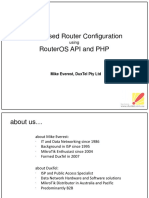 Centralised Router Configuration Routeros Api and PHP: Using