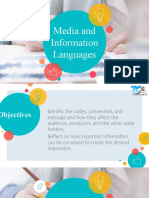 Lesson 6 Media Information Languages