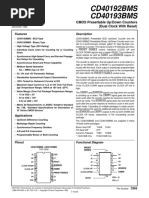 Datasheet 40192BMS (Com Clock) )