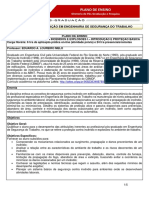 1-Plano de Ensino Proteção Contra Incêndio e Explosões - Módulo I - Aulas Remotas