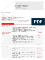 Diagnostic Scan: Fault