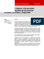 Requisitos Ingreso Escuelas Matrices FFAA 2