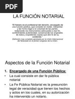 La Función Notarial