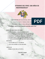 Informe N°06 "Principales Especies de Nematodos Parásitos para Perú"