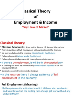 Classical Theory of Ecomomics 1